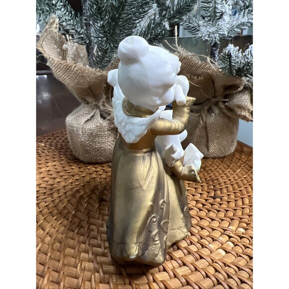 1950s Japan Hand-painted Golden Bisque Angel  Trio  ARDALT LENWILE 6542 - Picture 2 of 7